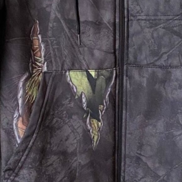 Mossy Oak Men's Hooded Camo Jacket - Picture 3 of 3